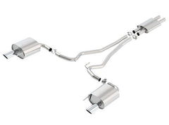 Borla Cat Back 15-17 Ford Mustang 3.7L V6 MT/AT 2.25in Pipe 4in Single Round Rolled Tips - additional view 2