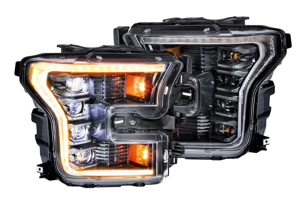 Morimoto XB LED Headlights (Amber DRL): Ford F-150 (15-17)