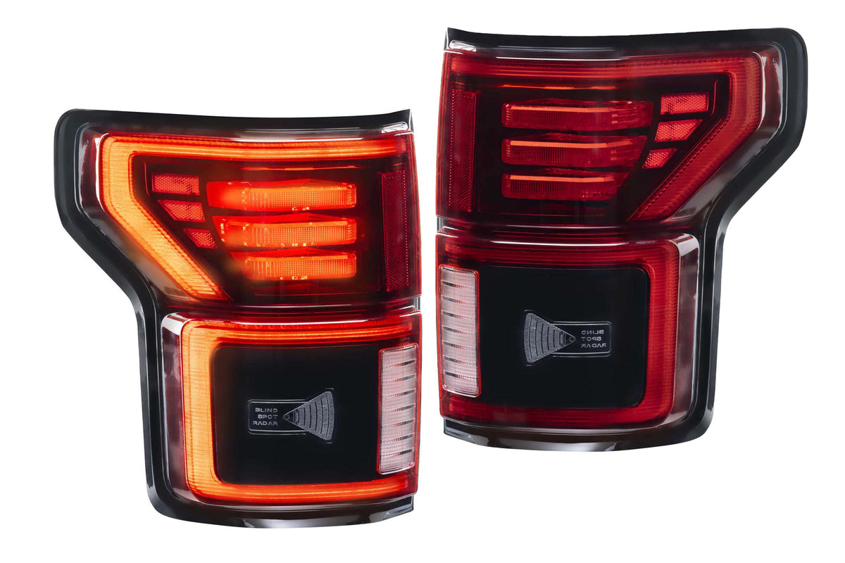 Morimoto XB LED Tail Lights: Ford Raptor (17-20) (Red)