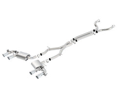 Borla 2017+ Chevy Camaro ZL1 6.2L S-Type Catback Exhaust w/ Dual Split Rear Exit - additional view
