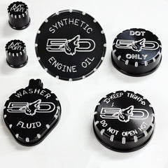 5.0 Howling Coyote Engine Cap Covers VA 2-296-717 (fits 15-26 Mustang GT) UPR