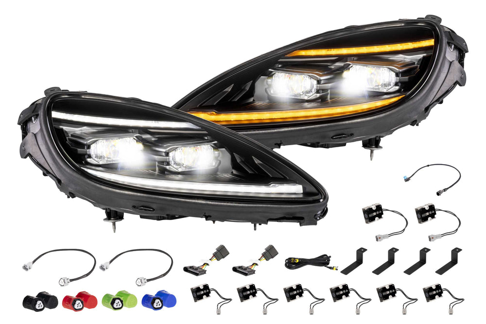 Morimoto XB EVO LED Headlights: Chevrolet Corvette C6 (05-13)