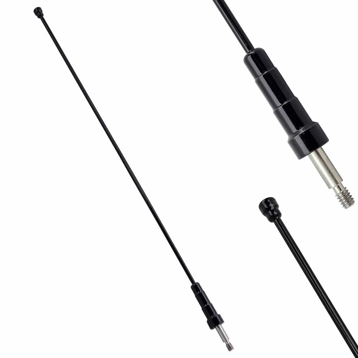 Billet Shorty Antenna 14" Black (fits 79-09 Ford Mustang) UPR