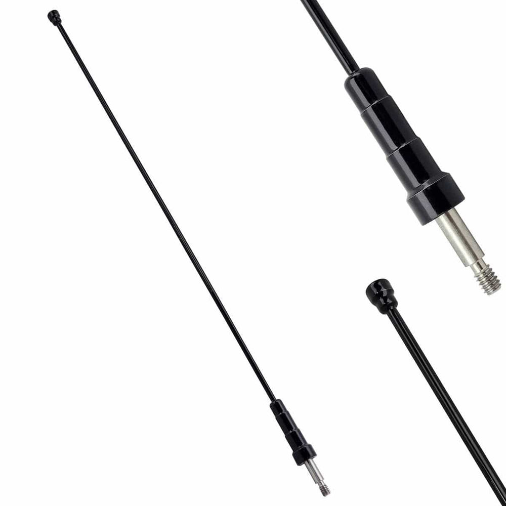 Billet Shorty Antenna 14" Black (fits 79-09 Ford Mustang) UPR