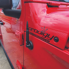 UPR Products 50 Caliber Bullet Billet Antenna (fits Jeep JL/JLU/JK/JKU, JT)