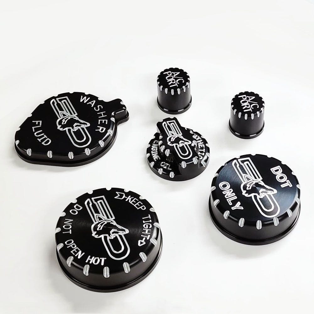 5.0 Howling Coyote Engine Cap Covers VA 2-296-717 (fits 15-26 Mustang GT) UPR
