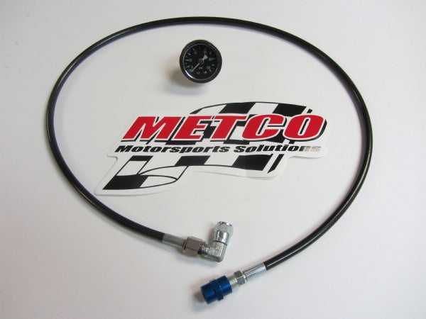 Metco Motorsports Temporary Mount Test & Tune Fuel Pressure Gauge Kit