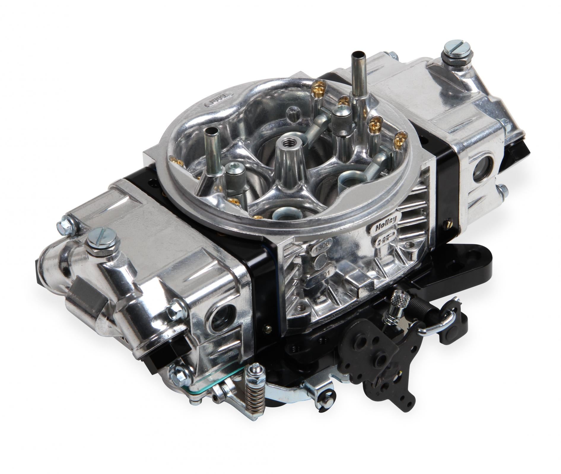 Track Warrior Carburetor 750 CFM 4150 Mechanical Secondaries Shiny Gasoline Holley