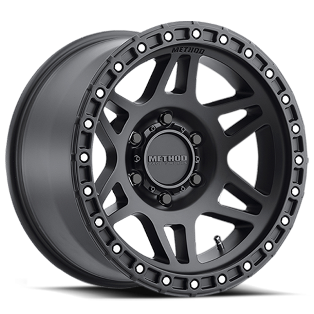 Aluminum Wheels 17x8.5 MR312 Bolt Pattern 5 On 139.7 Offset 0 Lip Size 0.98 Matte Black MB Method