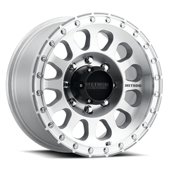 Aluminum Wheels 17x8.5 MR315 Bolt Pattern 8 On 180 Offset 0 Lip Size 1.65 Machined SL Clear Coat Method