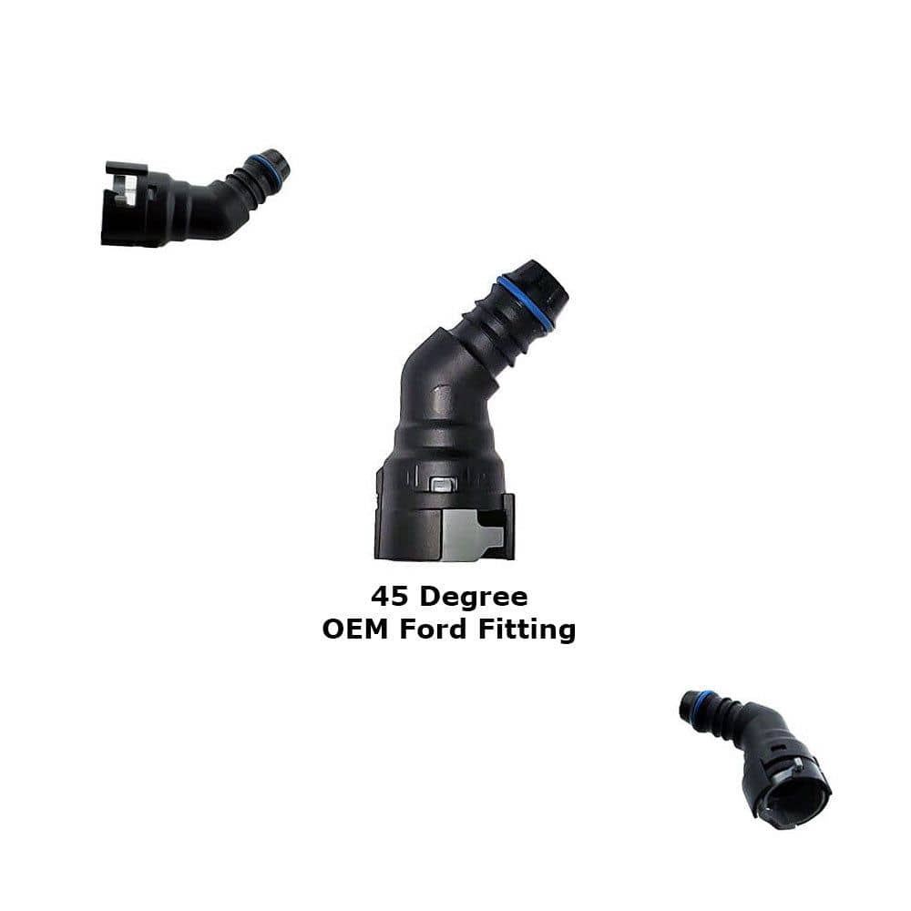 OEM Style PCV Snap Fitting 45* Angle for Oil Catch Can 5/8 x 15.82mm