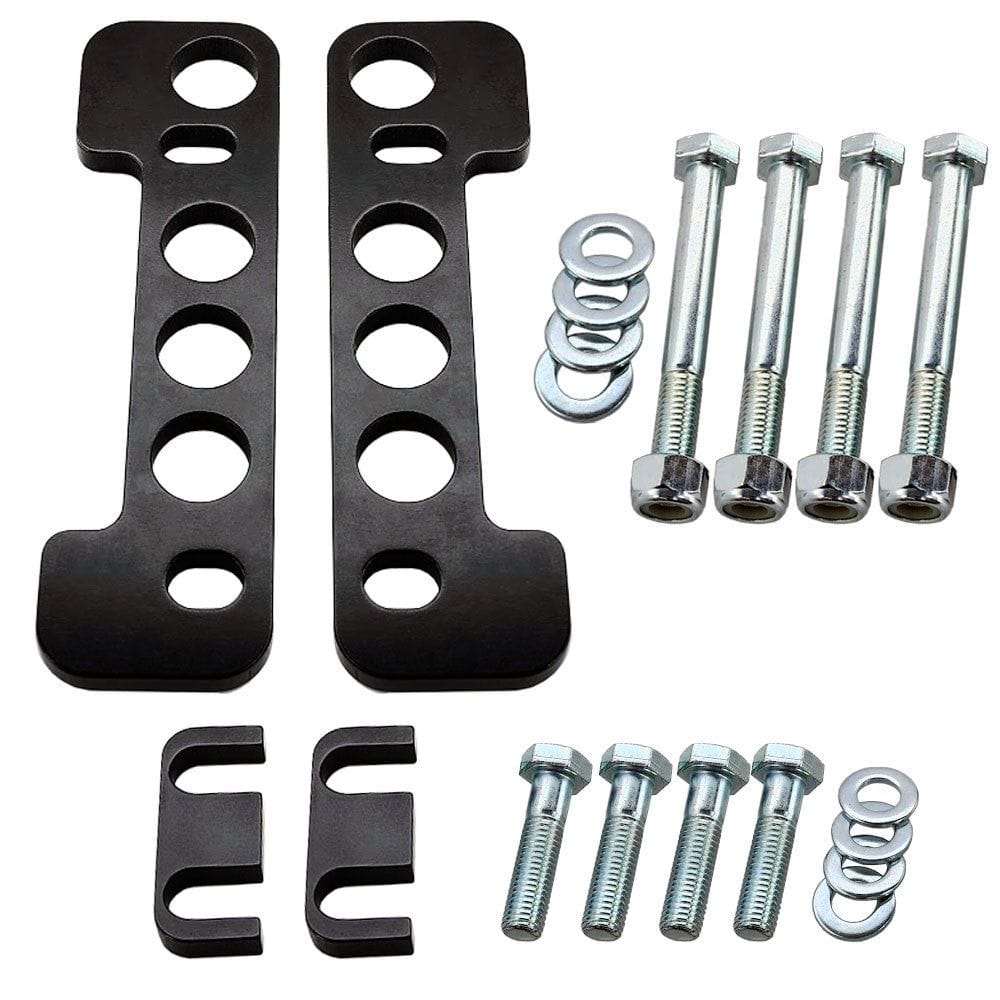 Aluminum Ultra Light K-Member Spacer Shim Kit (fits 79-04 Ford Mustang)