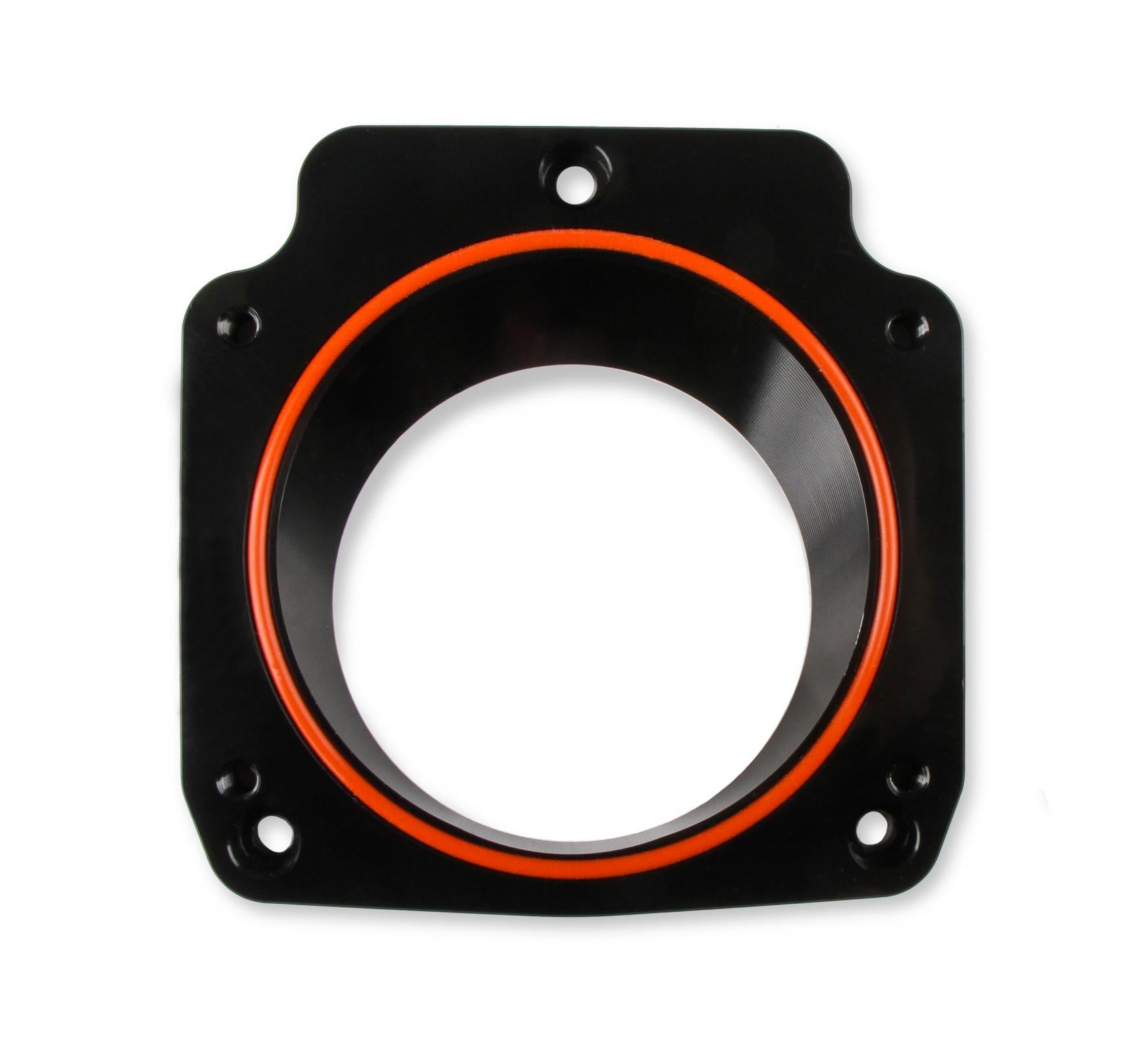 Throttle Body Adapter Plate Throttle Body Adapter Plate (4-Bolt) 78Mm Intake To 92Mm Throttle Body- Black Finish Sniper EFI