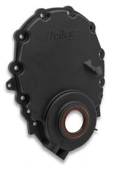 Cast Aluminum Timing Chain Cover Vortec/small Block Chevy Cast Aluminum Timing Chain Cover Black Finish Holley