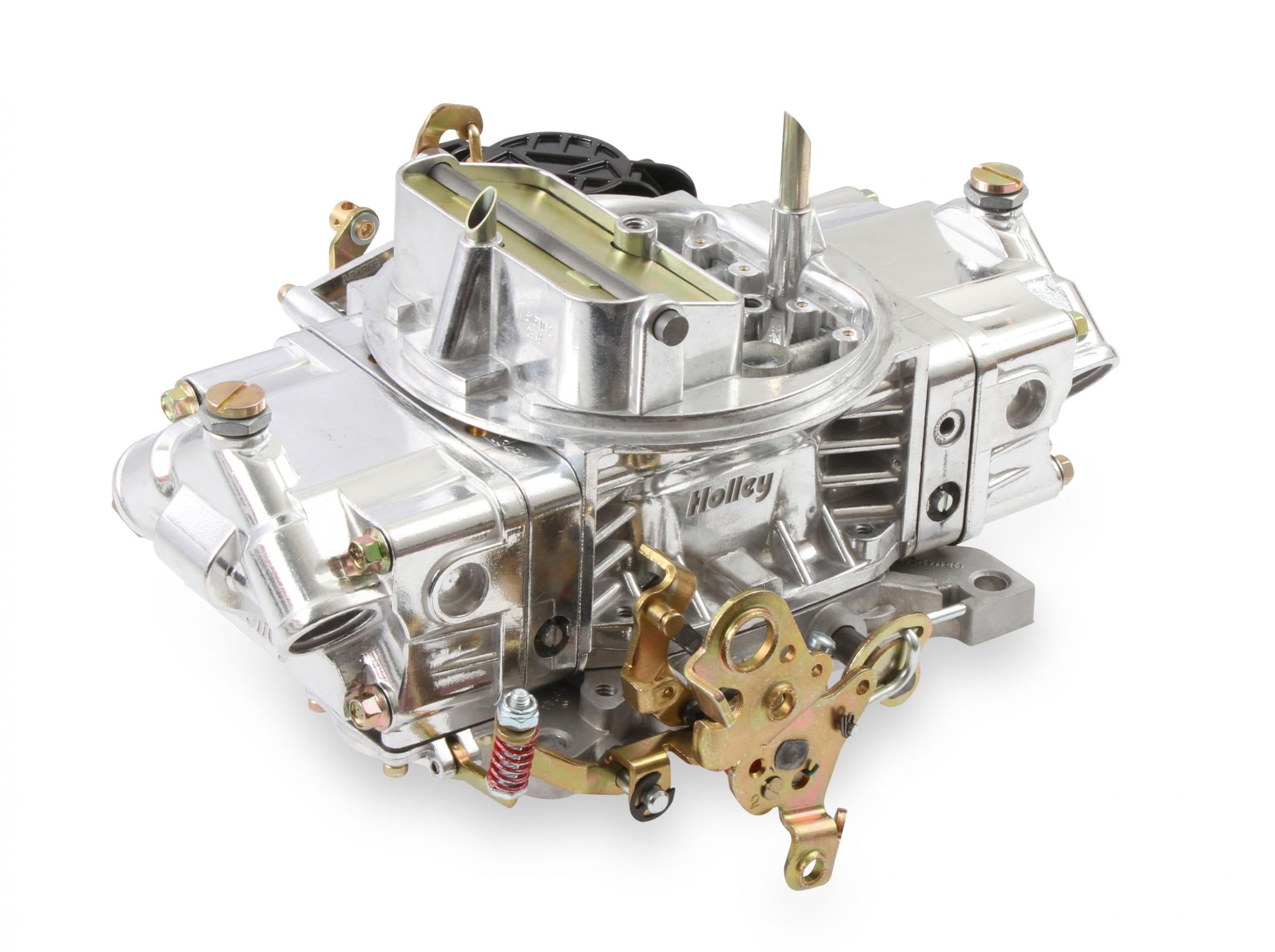 Street Avenger Carburetor 670 CFM 4150 Vacuum Secondaries Shiny Gasoline Choke Type Manual Holley