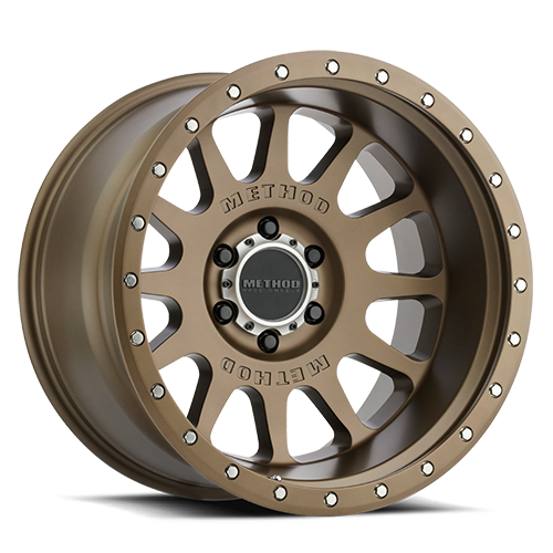 Aluminum Wheels 20x10 NV MR605 Bolt Pattern 6 On 139.7 Offset -24 Method Bronze BRZ Method