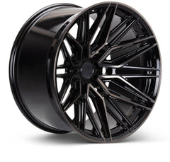 Vossen HF6-5 22x12 - 6x139.7 - ET-44 - Ultra Deep Face - 106.1 - Tinted Gloss Black Wheel