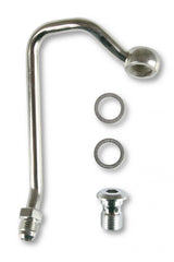 Power Steering Hardline for Saginaw Type II Pumps Fits Gen III Hemi Engines Steel with Nickel Plating Use W/ Pump 198-104 or Pump Kit 97-382 Holley