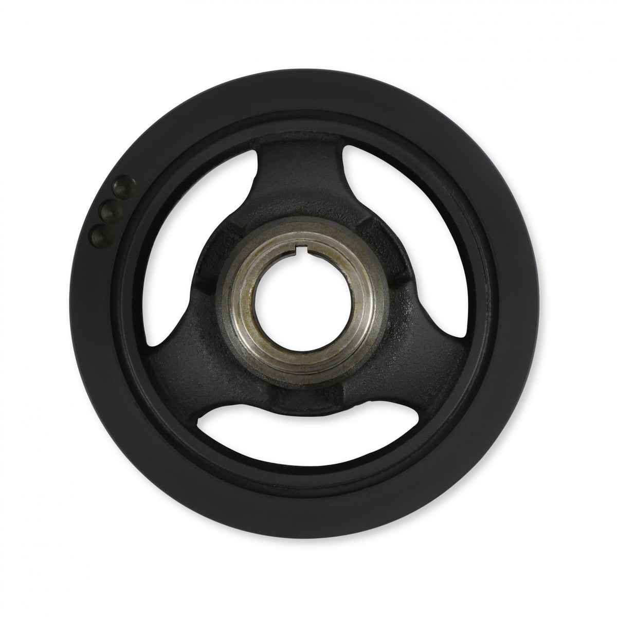 Replacement Damper/hub Assembly Works with Mid-Mount Accessory Drives for GM Gen-V LT Engines Holley