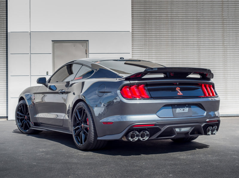Borla 2020 Ford GT500 5.2L AT 3in ATAK CatBack Exhaust w/ Carbon Fiber Tips - additional view
