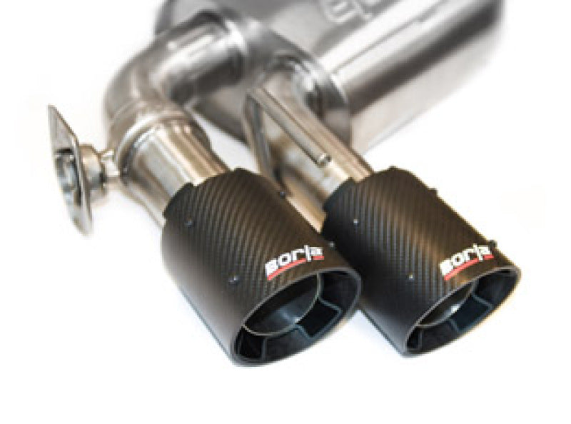Borla 18-19 Ford Mustang GT 5.0L Coupe w/o Valves ATAK 3in Cat-Back Exhaust-Blk Carbon Fiber Tips - additional view