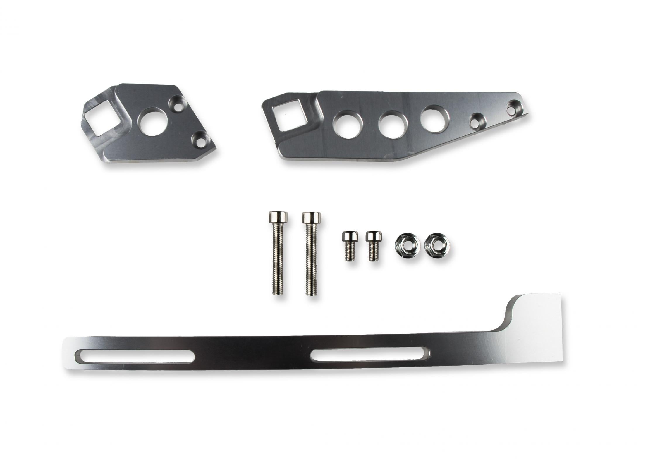 Cable Bracket Kit Intake Throttle Cable Bracket Kit For Ls1/Ls2/Ls6 Fabricated Series Intake Manifolds Silver Finish Sniper EFI
