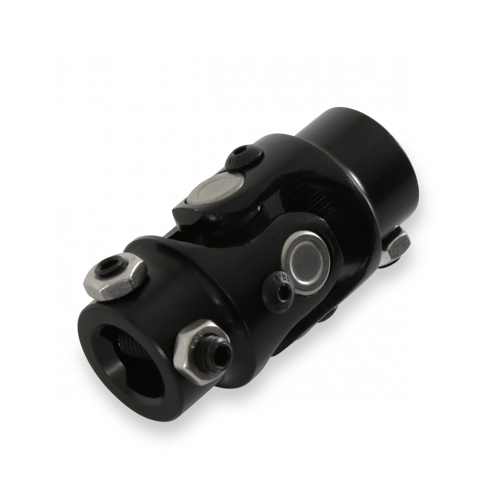 U-Joint Steel Black Zinc 3/4-30 Spline X 3/4 DD Holley