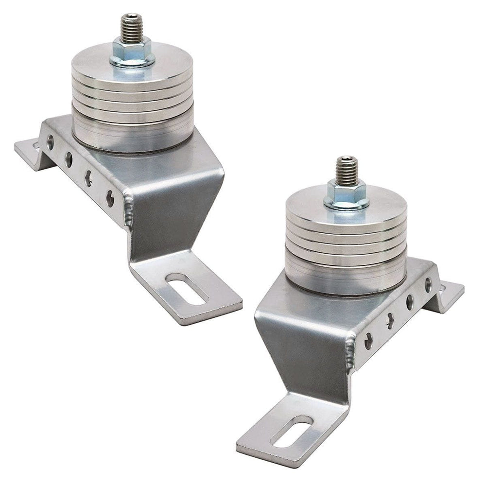 UPR LS Swap Adapter Plates with Adjustable Urethane Motor Mounts (fits Mustang)