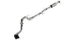 Borla F-150 2021 5.0L Dual Side Exit ATAK Cat-Back Exhaust w/ Black Chrome Tips - additional view 2