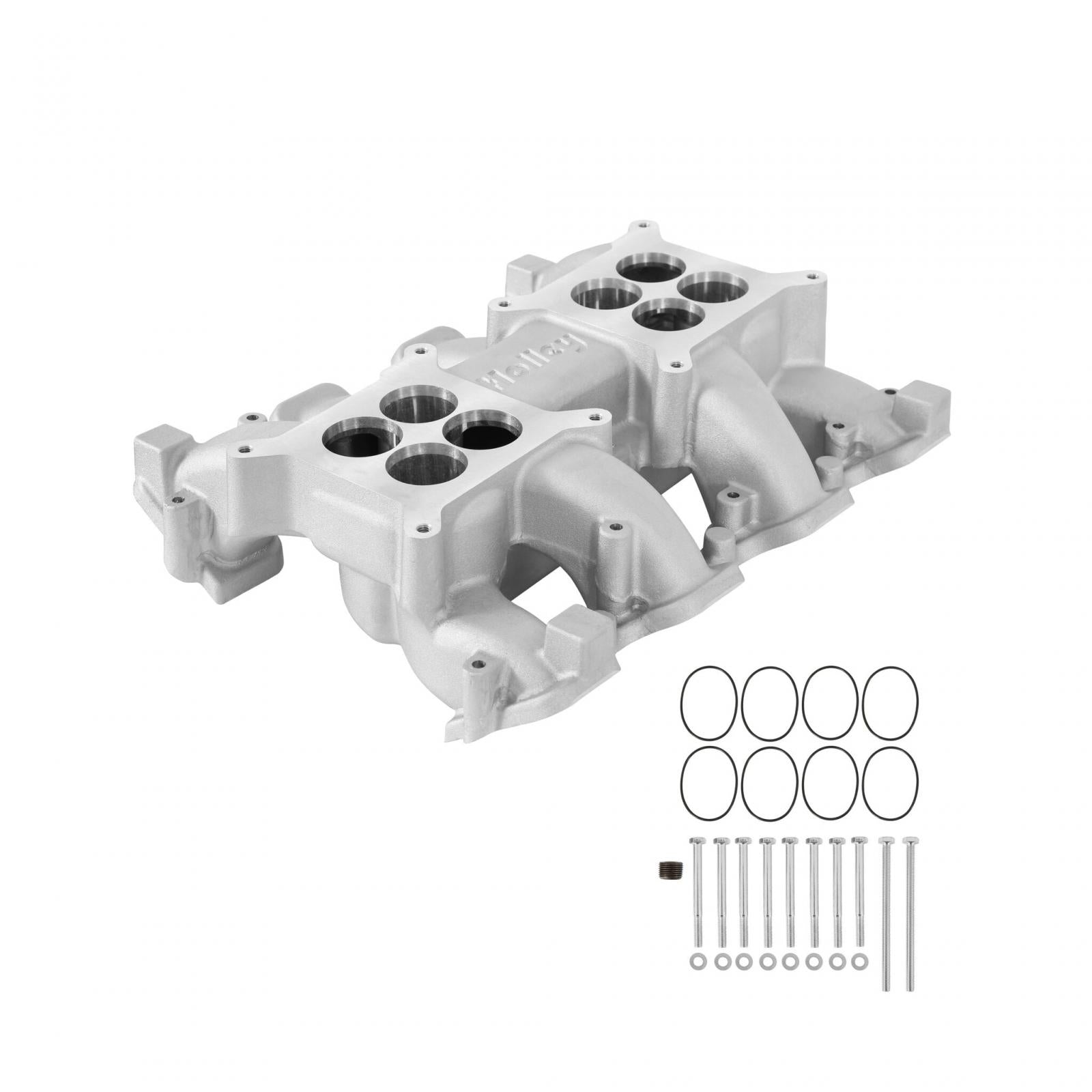 LS Carbureted Manifold 2x4 Dual Plane LS3/L92 Carbureted GM LS Gen III LS3/LS92 2x4160 Dual Plane Intake Manifold All GM LS Gen III or Gen IV Engines Equipped with LS3/L92 Style Rectangular Port Cylinder Heads Holley