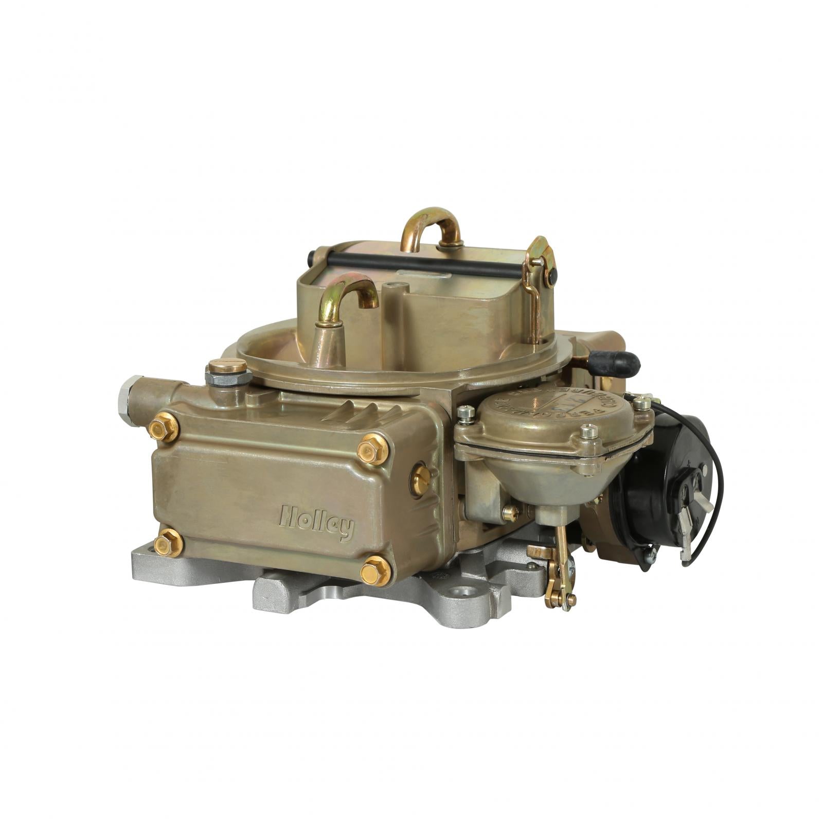 Marine Carburetor 600 CFM 4160 Vacuum Secondaries Gold Dichromate Gasoline Holley