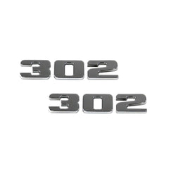 302 Billet Emblem Pair (fits Ford Mustang, Universal) UPR