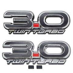 UPR 3.0 Twin Turbo Fender Emblem Pair (fits Explorer ST, Bronco Raptor, Ranger Raptor)