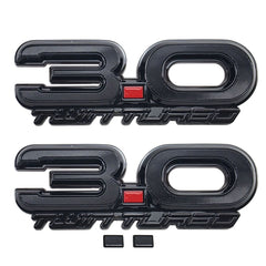 UPR 3.0 Twin Turbo Fender Emblem Pair (fits Explorer ST, Bronco Raptor, Ranger Raptor)