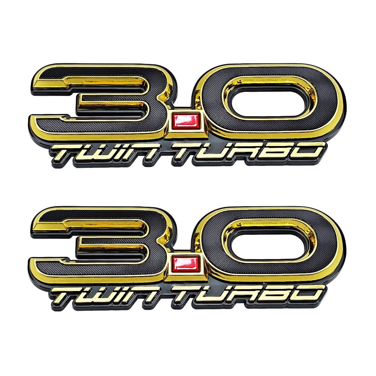 UPR 3.0 Twin Turbo Fender Emblem Pair (fits Explorer ST, Bronco Raptor, Ranger Raptor)