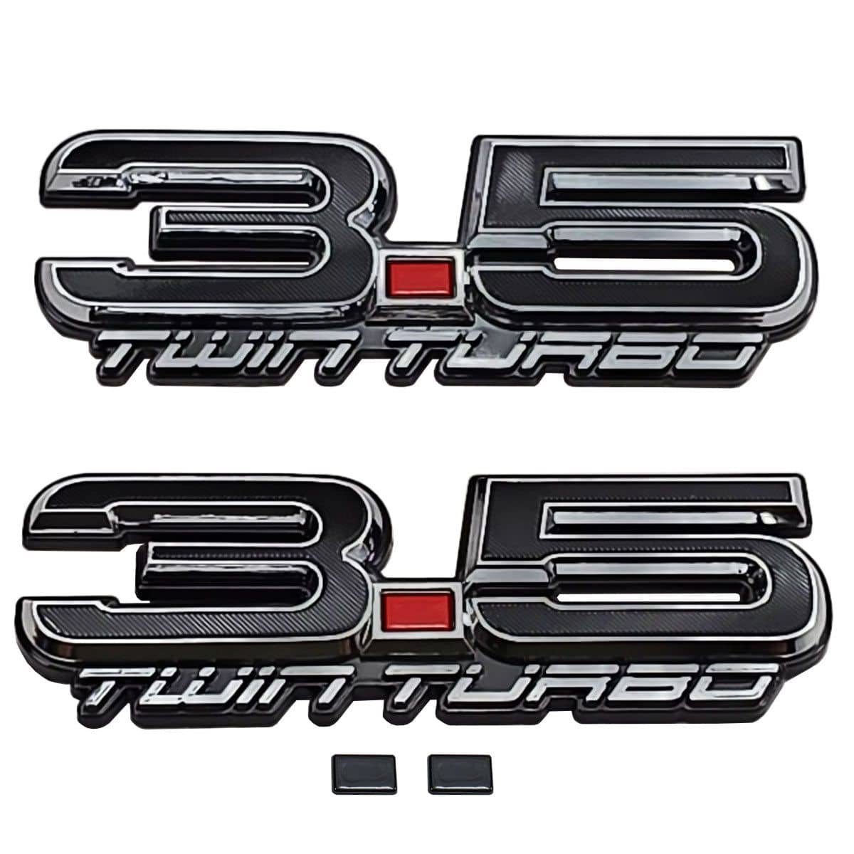 UPR 3.5 Twin Turbo Fender Emblem Pair (fits F-150, Explorer, F-150 Raptor, Flex, Expedition)
