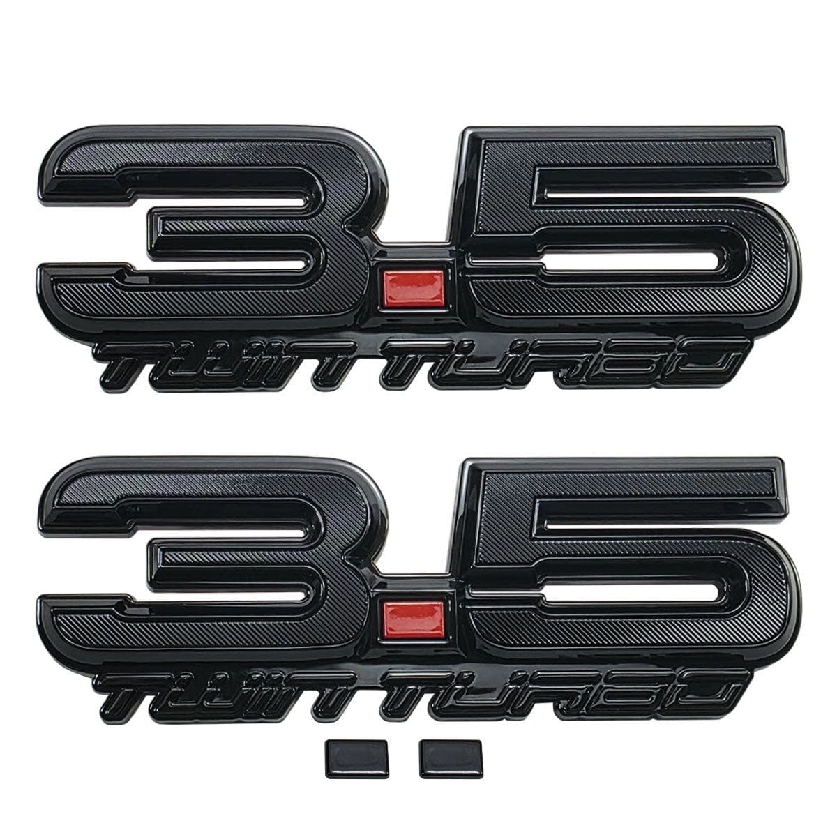 UPR 3.5 Twin Turbo Fender Emblem Pair (fits F-150, Explorer, F-150 Raptor, Flex, Expedition)