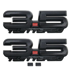 UPR 3.5 Twin Turbo Fender Emblem Pair (fits F-150, Explorer, F-150 Raptor, Flex, Expedition)