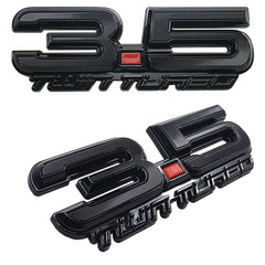 UPR 3.5 Twin Turbo Fender Emblem Pair (fits F-150, Explorer, F-150 Raptor, Flex, Expedition)