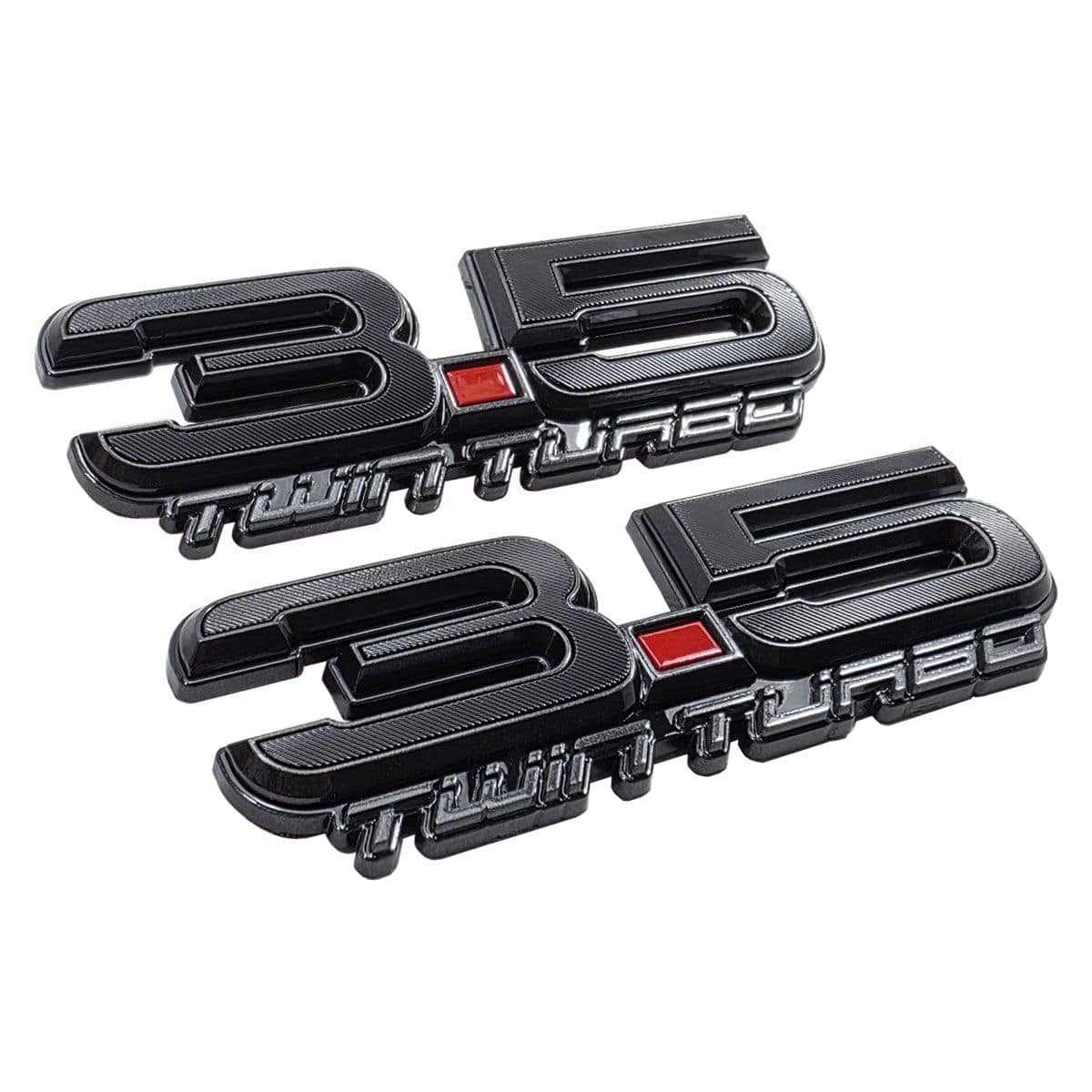 UPR 3.5 Twin Turbo Fender Emblem Pair (fits F-150, Explorer, F-150 Raptor, Flex, Expedition)