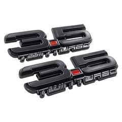 UPR 3.5 Twin Turbo Fender Emblem Pair (fits F-150, Explorer, F-150 Raptor, Flex, Expedition)