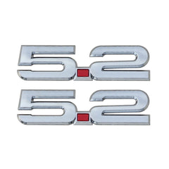 UPR 5.2 OEM Style Fender Emblem Pair (fits F-150 Raptor R, Shelby, GT500, GT350)