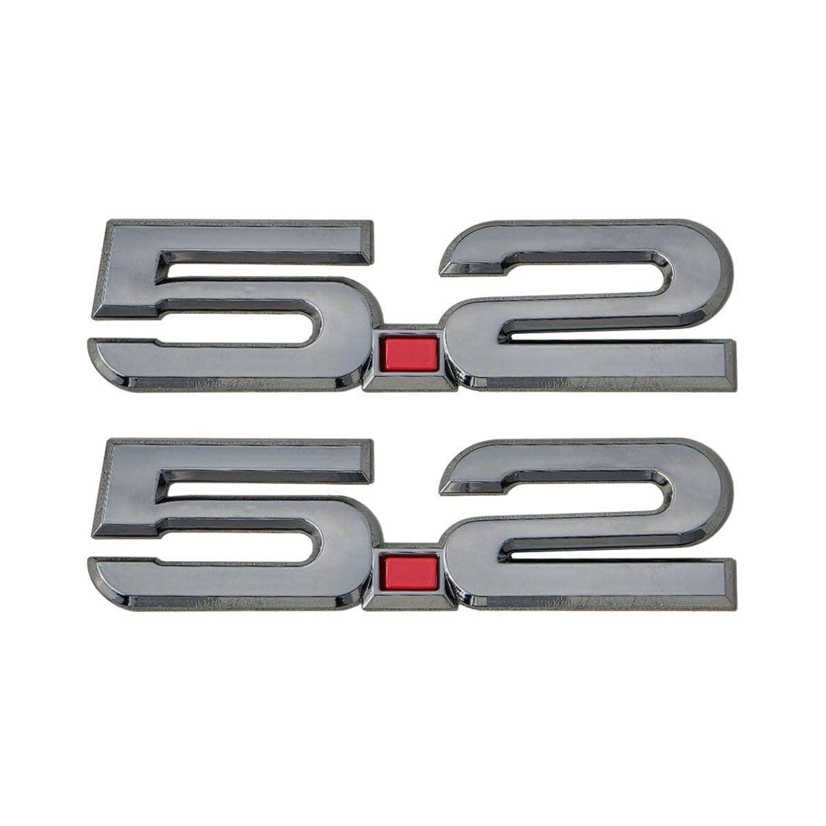 UPR 5.2 OEM Style Fender Emblem Pair (fits F-150 Raptor R, Shelby, GT500, GT350)