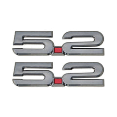 UPR 5.2 OEM Style Fender Emblem Pair (fits F-150 Raptor R, Shelby, GT500, GT350)