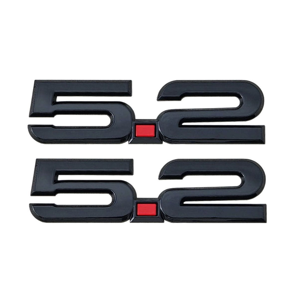 UPR 5.2 OEM Style Fender Emblem Pair (fits F-150 Raptor R, Shelby, GT500, GT350)