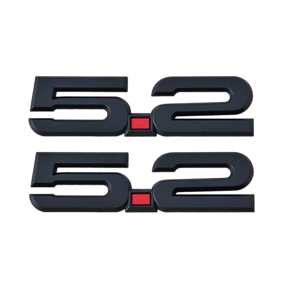UPR 5.2 OEM Style Fender Emblem Pair (fits F-150 Raptor R, Shelby, GT500, GT350)