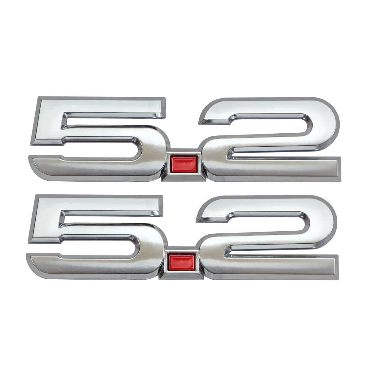 UPR 5.2 OEM Style Fender Emblem Pair (fits F-150 Raptor R, Shelby, GT500, GT350)