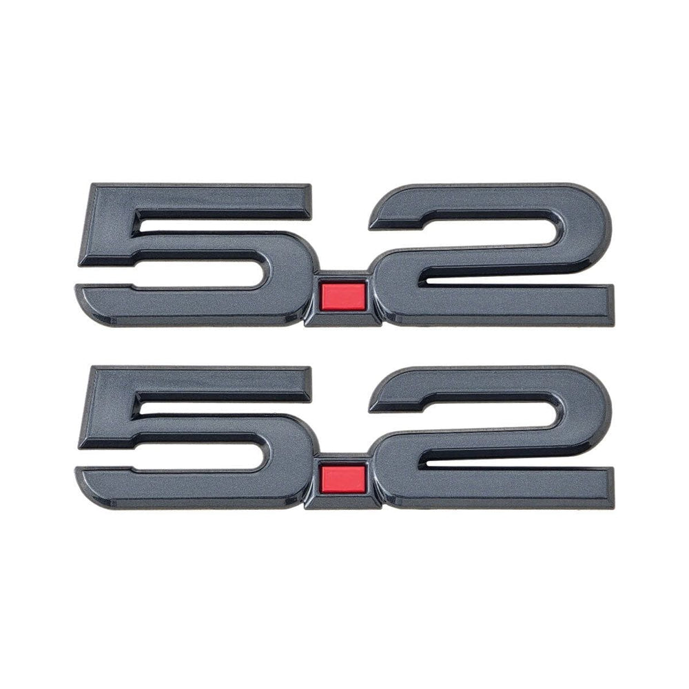 UPR 5.2 OEM Style Fender Emblem Pair (fits F-150 Raptor R, Shelby, GT500, GT350)