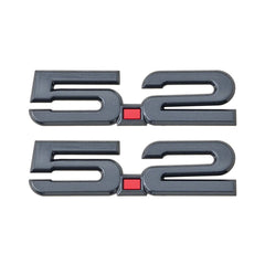 UPR 5.2 OEM Style Fender Emblem Pair (fits F-150 Raptor R, Shelby, GT500, GT350)
