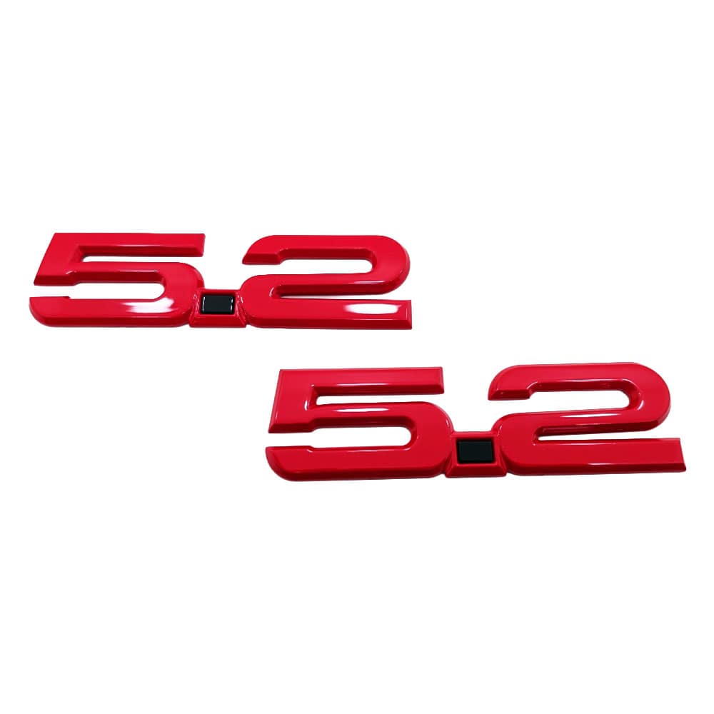 UPR 5.2 OEM Style Fender Emblem Pair (fits F-150 Raptor R, Shelby, GT500, GT350)